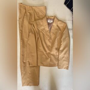 Le Suit Petites Khaki Women’s Suit Set SZ 10P